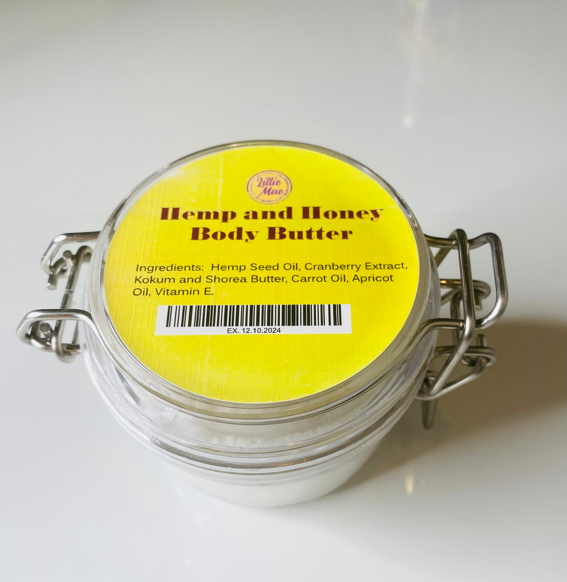 Hemp and Honey Body Butter Lillie Mae Handmade Aromatherapy Products