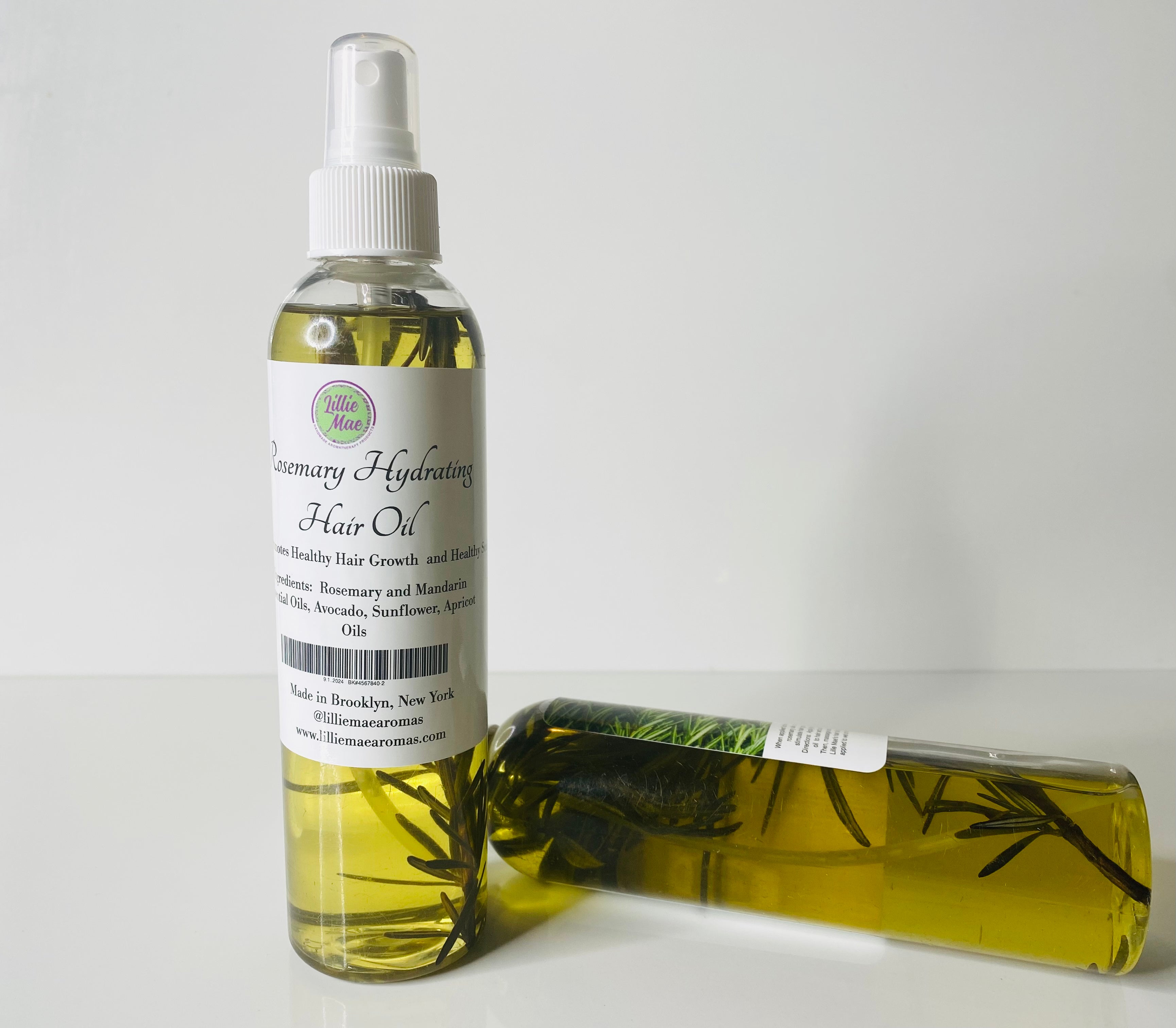 Rosemary Hydrating Hair Oil – Lillie Mae Handmade